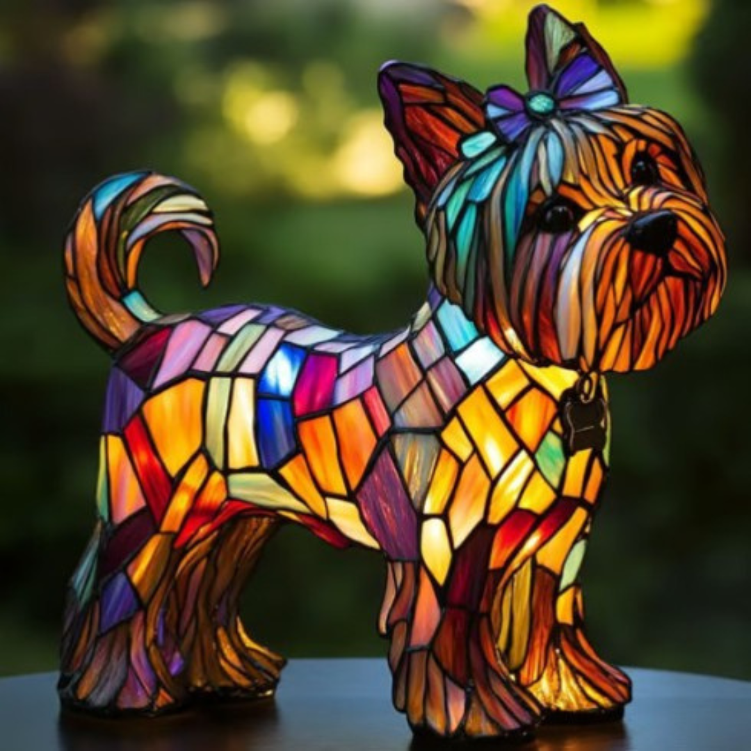 Zouzou | Colorful Glass Magic Lamp for Dogs