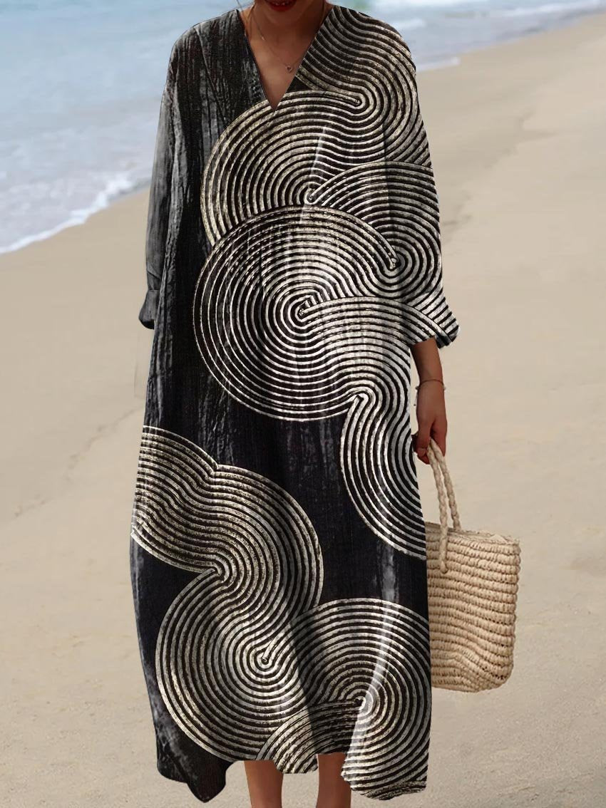 Layla | Elegan Graphic Summer Dress