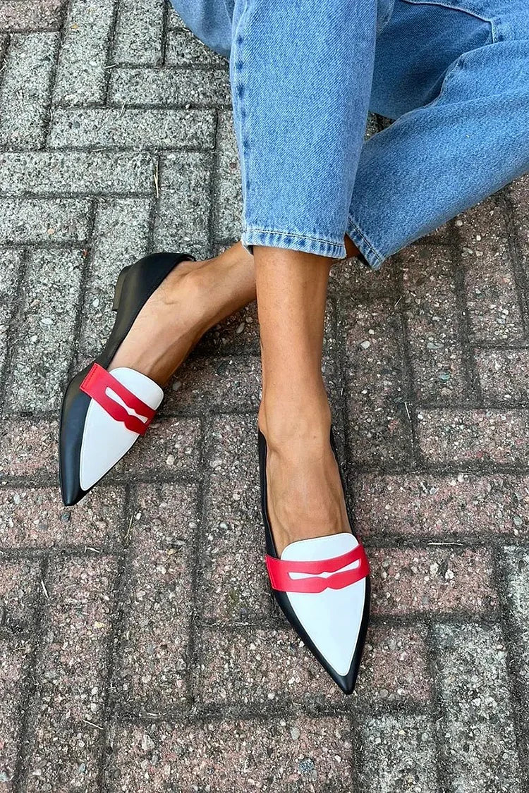 ILSE | PATCHWORK LOAFERS WITH COLORBLOCK