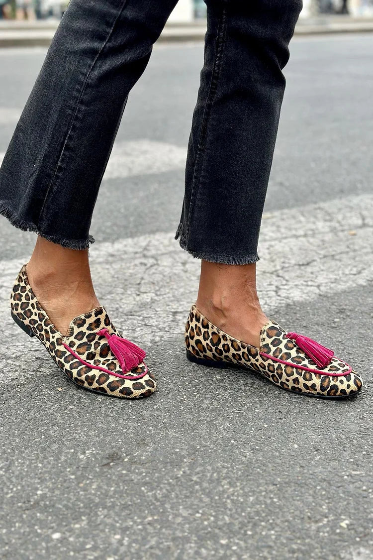 LEEN | COLOURBLOCK TRENDY LOAFERS WITH PRIN
