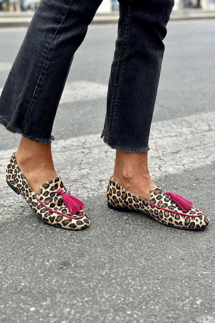 LEEN | COLOURBLOCK TRENDY LOAFERS WITH PRIN