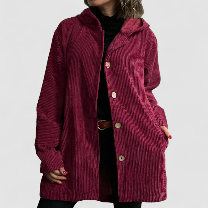 Ibby | Cozy Corduroy Hooded Jacket