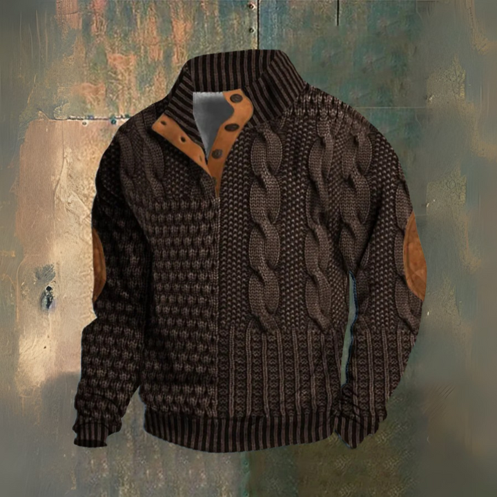 Stanley™ — Sweatshirt with Stand-Up Collar