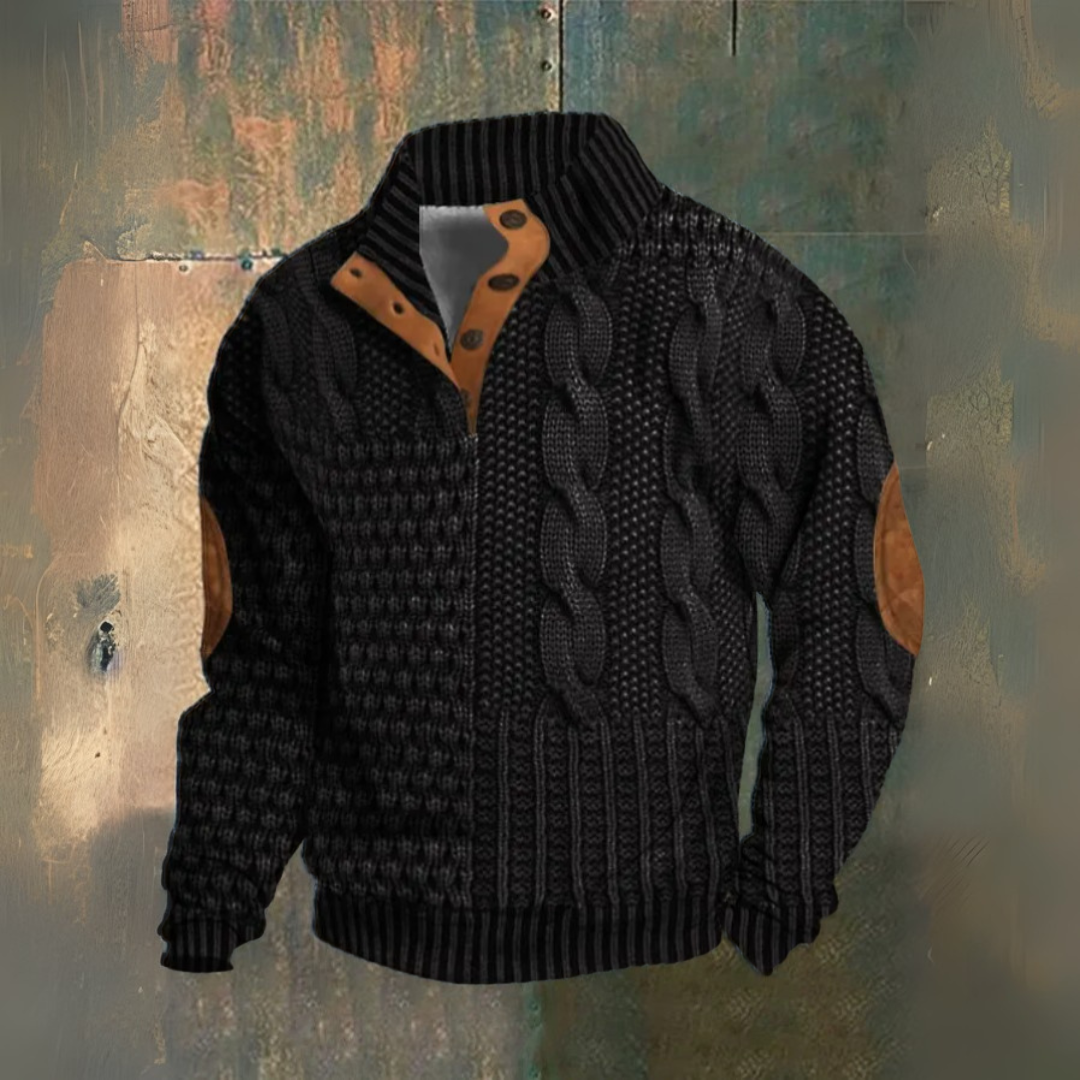 Stanley™ — Sweatshirt with Stand-Up Collar