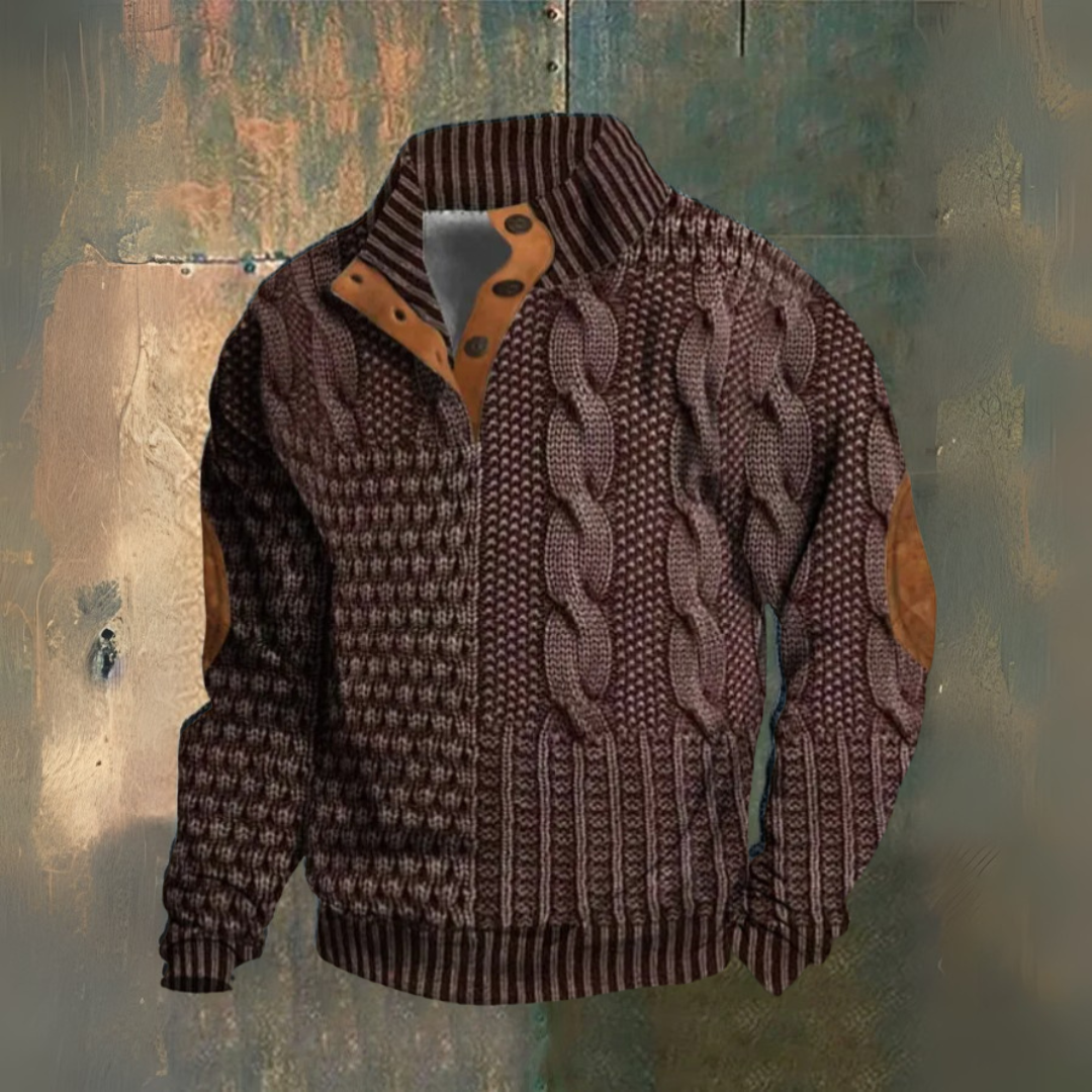 Stanley™ — Sweatshirt with Stand-Up Collar