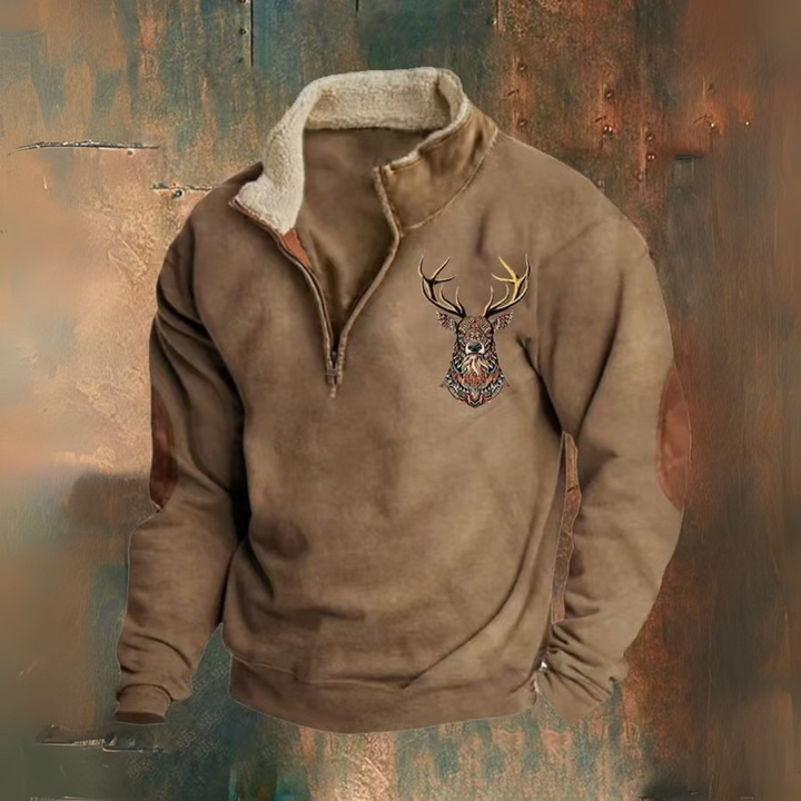 Laurent | Pullover with Quarter Zip