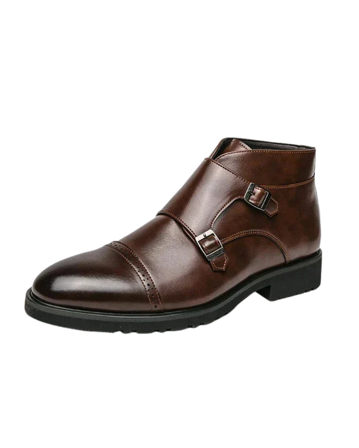 Mattias™ | Leather Boots with Buckle