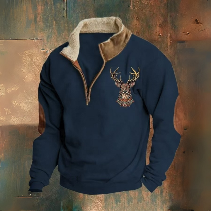 Laurent | Pullover with Quarter Zip