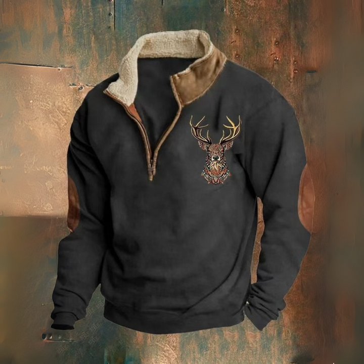 Laurent | Pullover with Quarter Zip