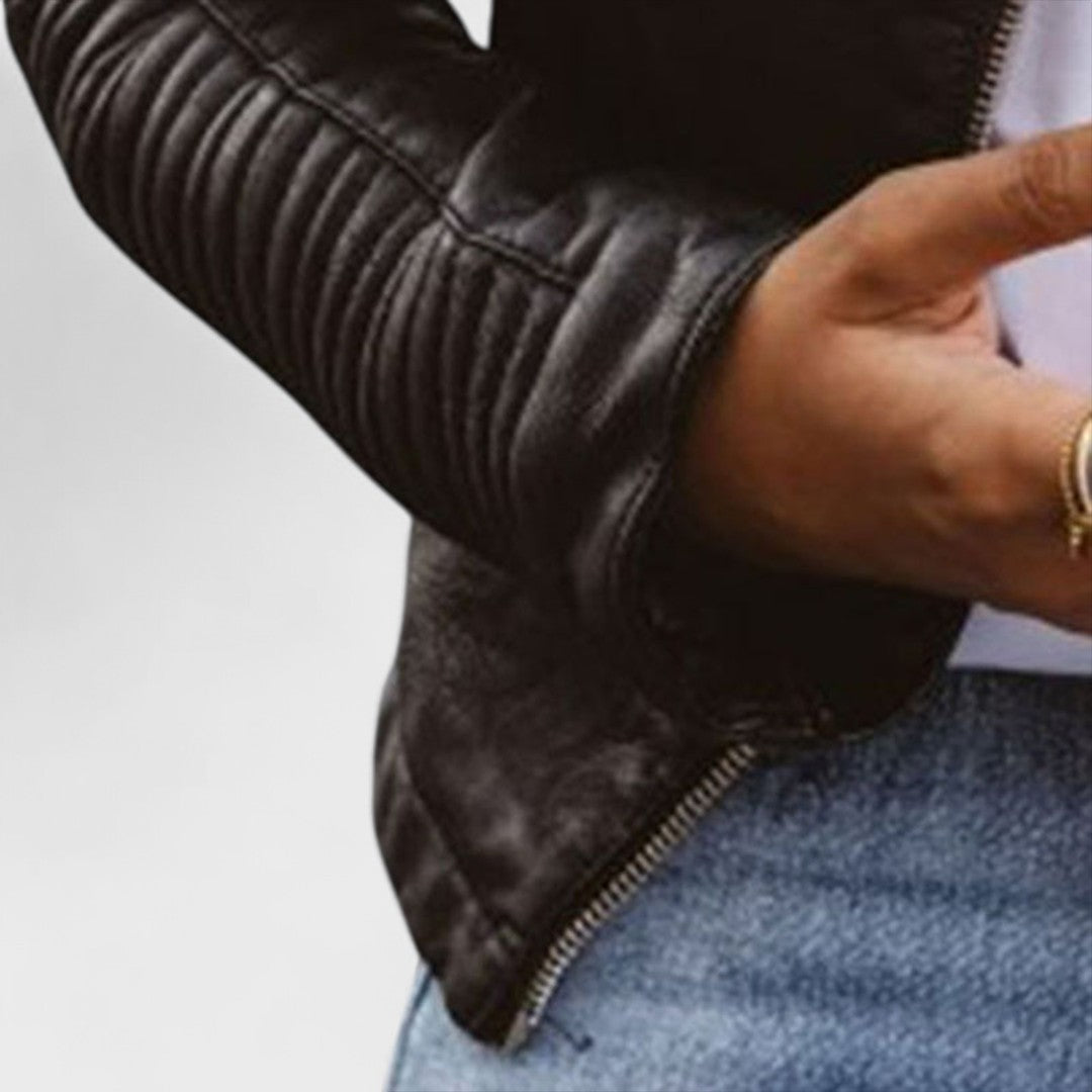 Belen - Elegant Leather Jacket