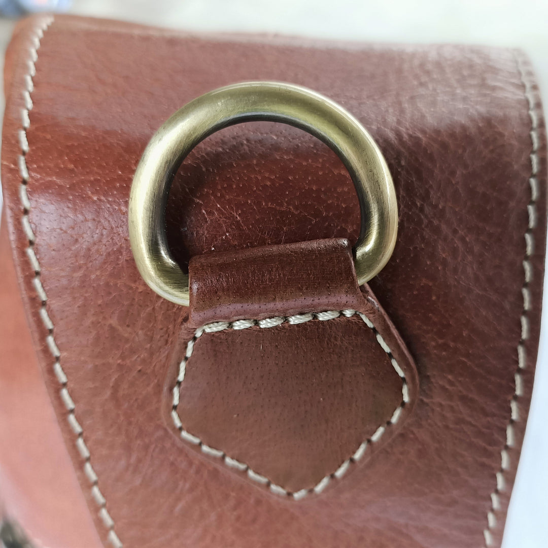 Mobile Leather Backpack