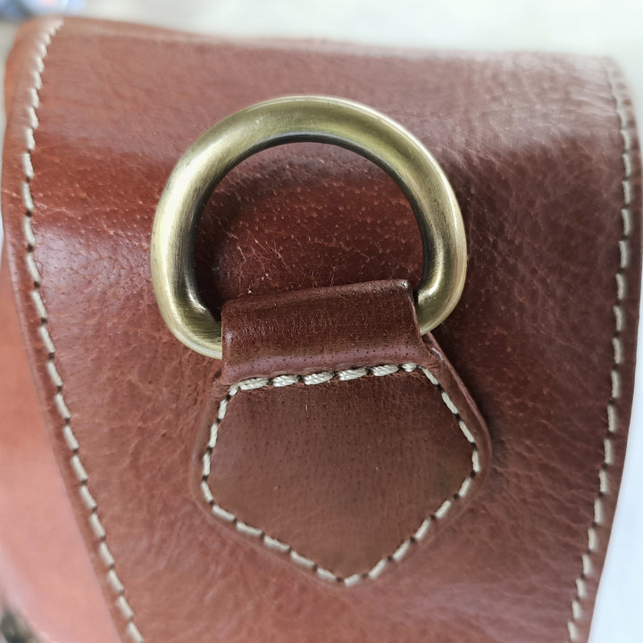 Mobile Leather Backpack