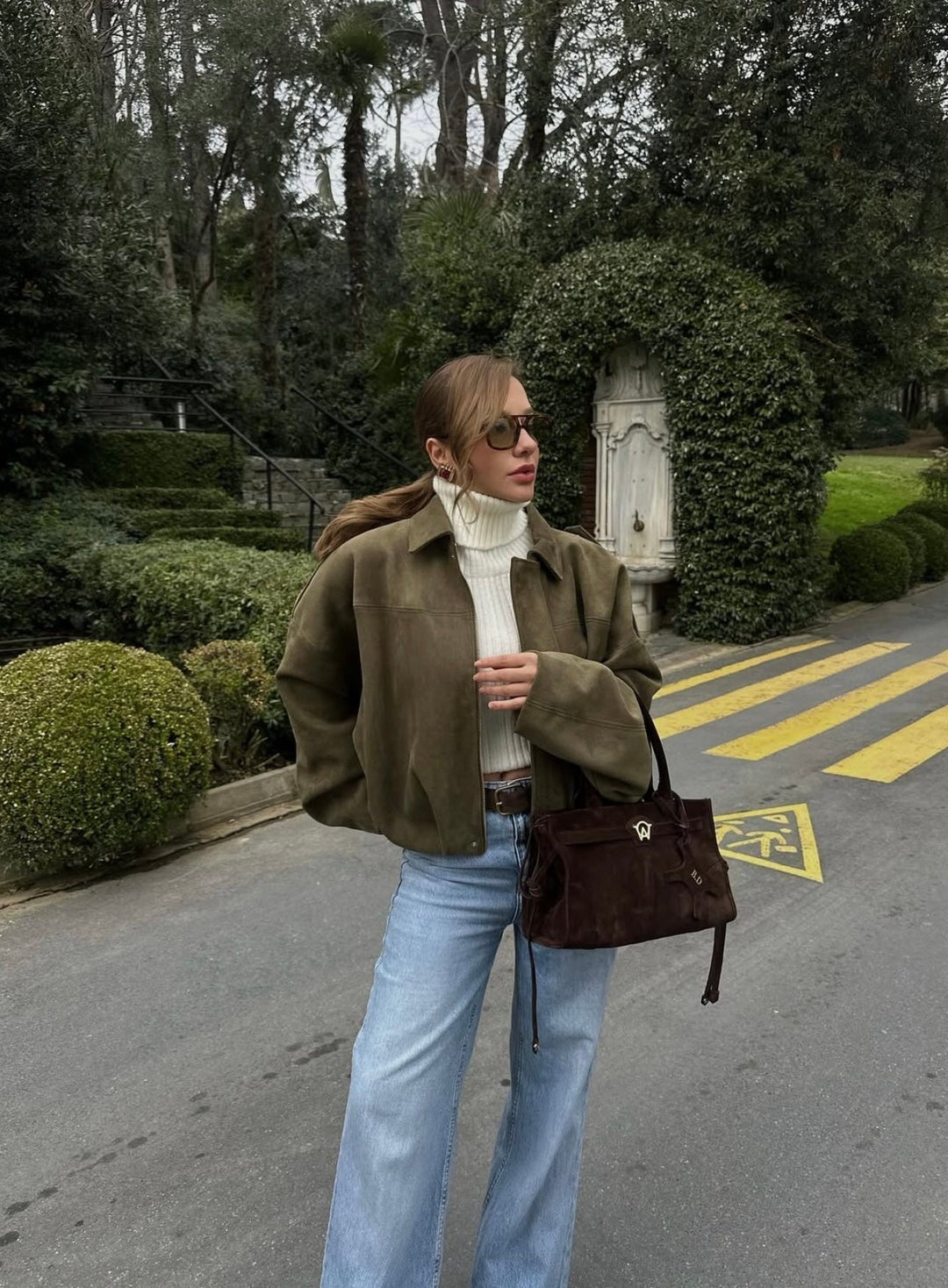 Alina™ - Oversized Suede Coat