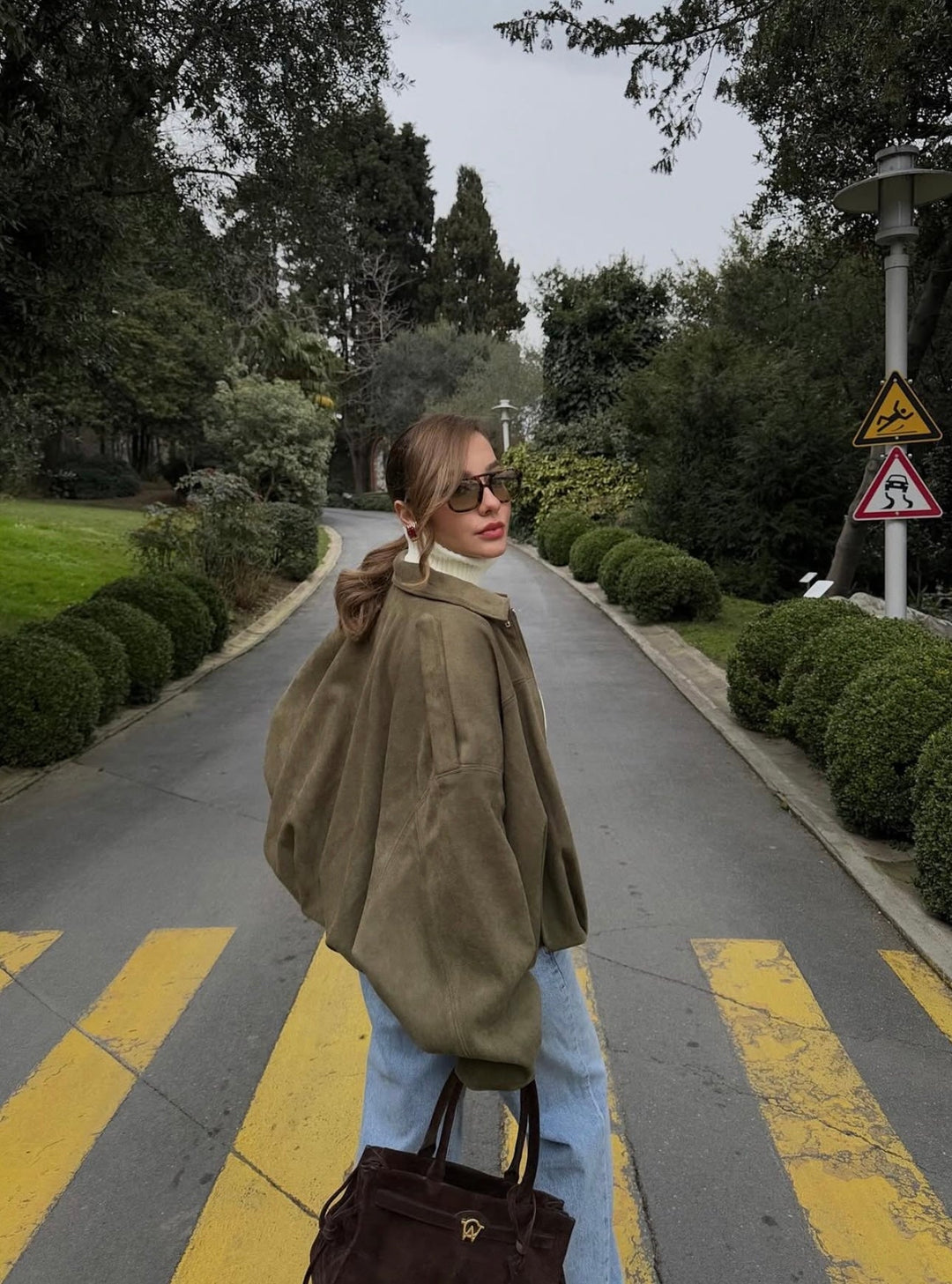 Alina™ - Oversized Suede Coat