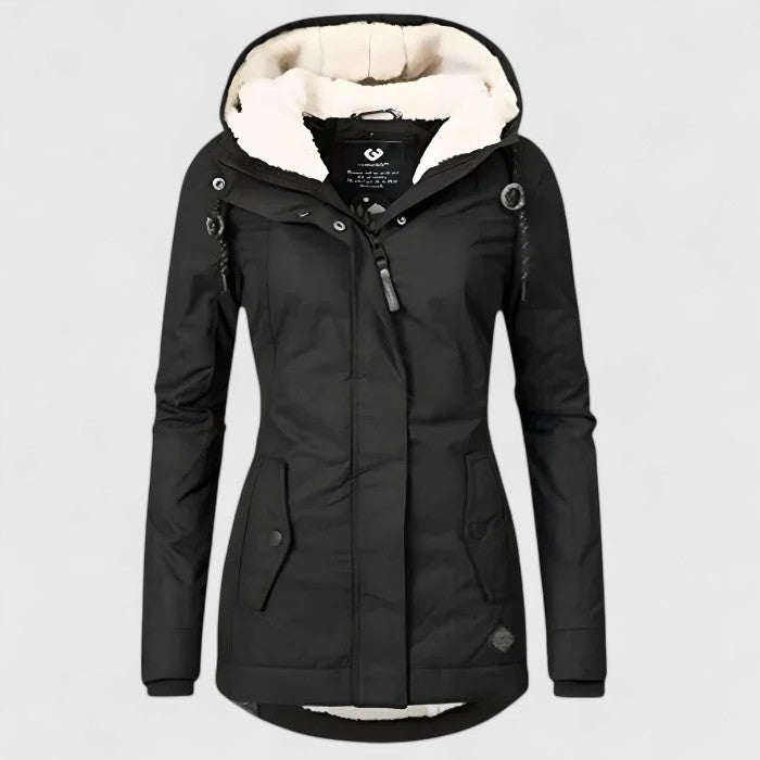 Yvette™ Waterproof Winter Jacket with Hood