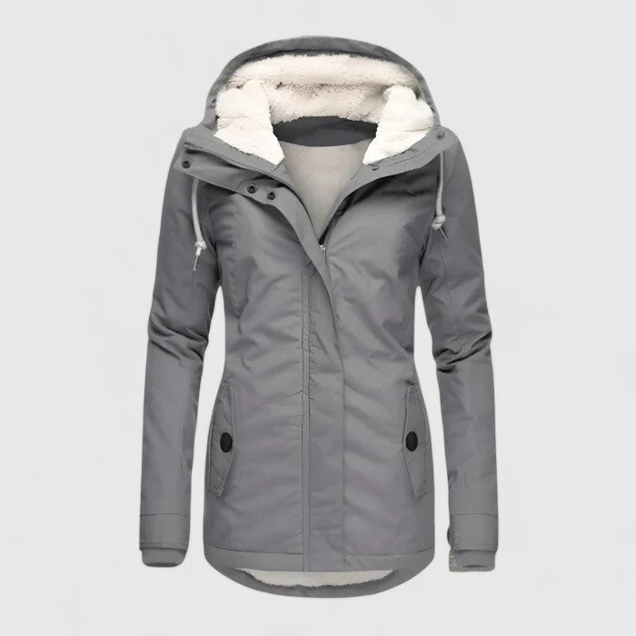 Yvette™ Waterproof Winter Jacket with Hood