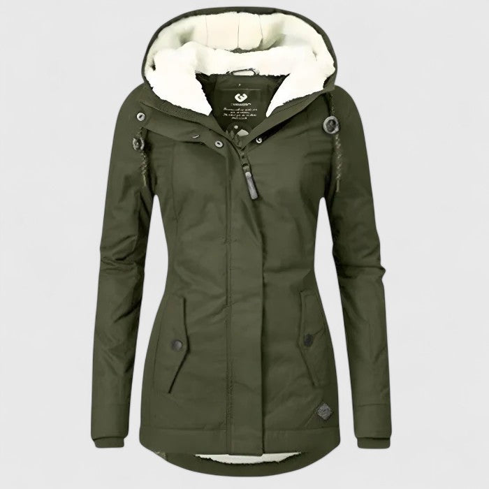 Yvette™ Waterproof Winter Jacket with Hood