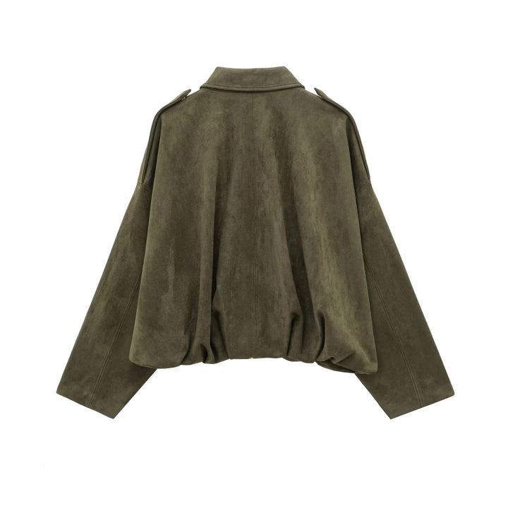 Alina™ - Oversized Suede Coat