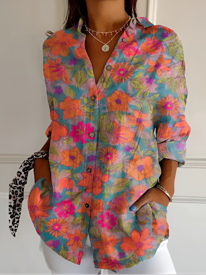 Eva™ | Colorful and Refined Blouse
