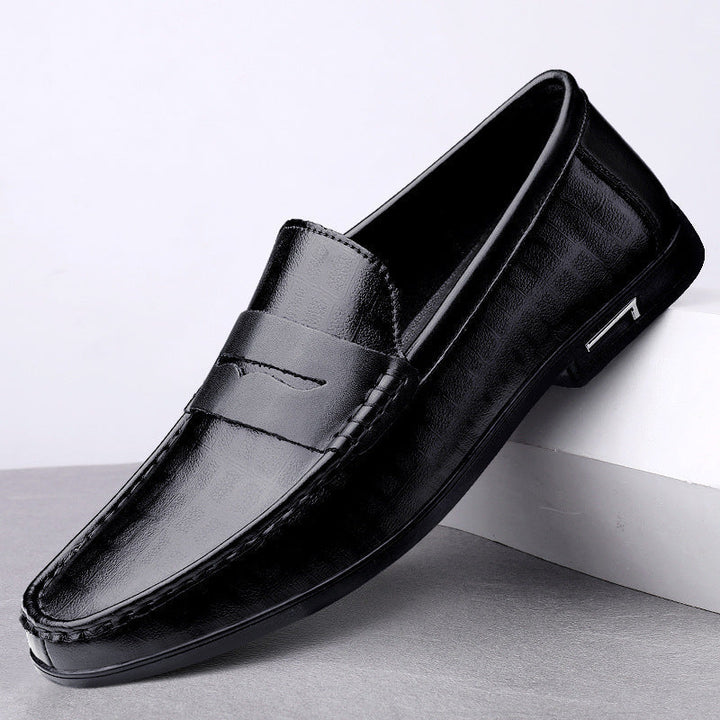 James Men's Genuine Leather Shoes with High-Quality Finish