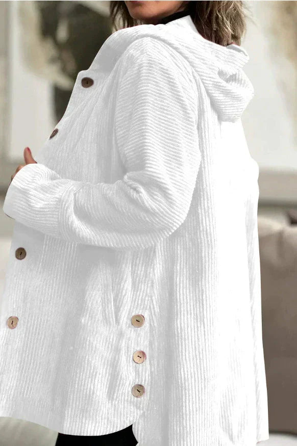 Ibby | Cozy Corduroy Hooded Jacket