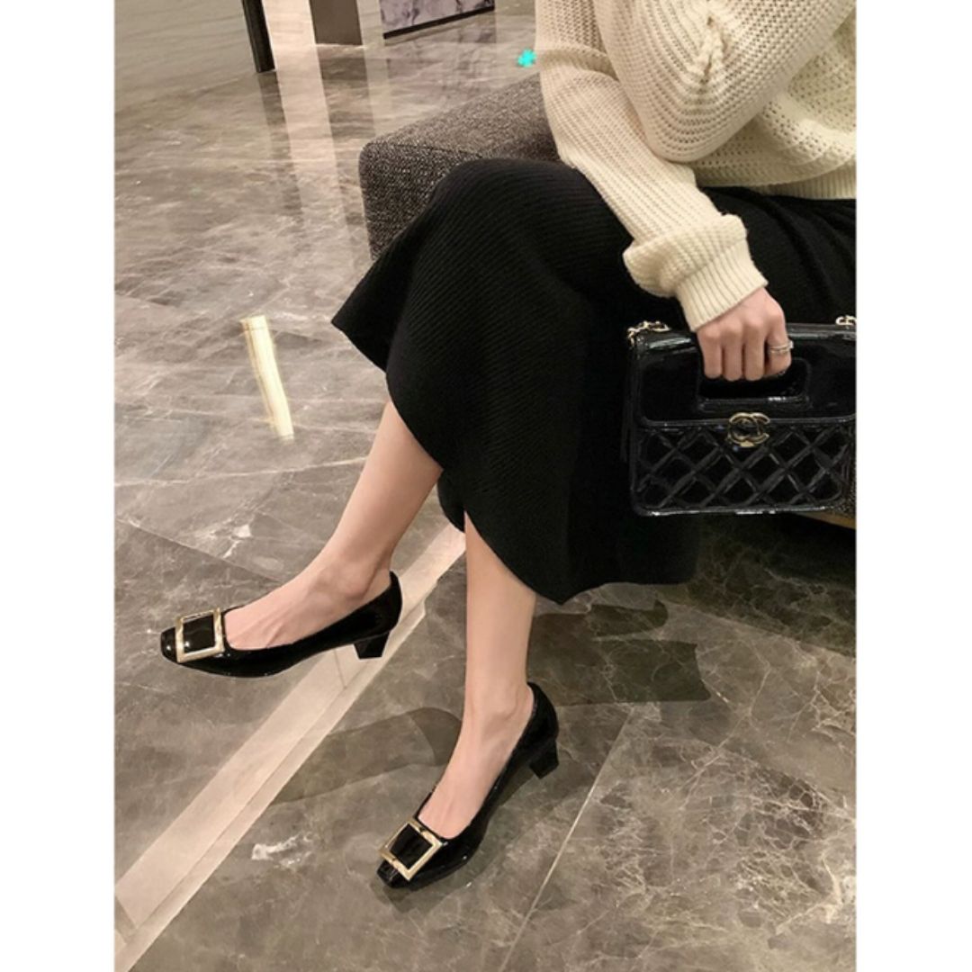 Narella™ | Elegant Medium Heel Sandals with Square Toe