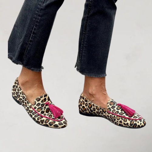 LEEN | COLOURBLOCK TRENDY LOAFERS WITH PRIN