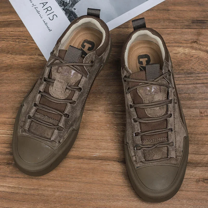 UrbanEdge - Leather Sneakers