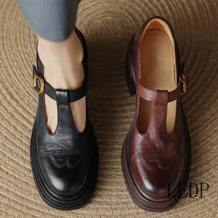 Greta® | Vegan Leather Orthopedic Mary Jane Shoes
