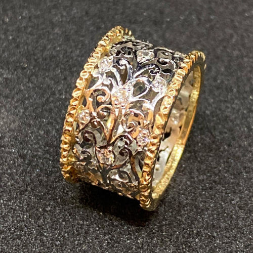 Mika - Vintage Zirconium Ekblad Ring