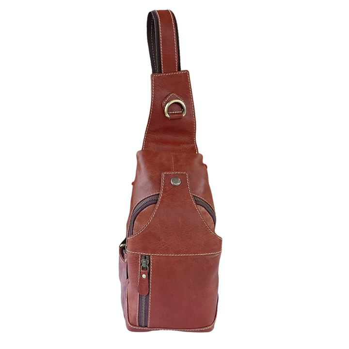 Mobile Leather Backpack