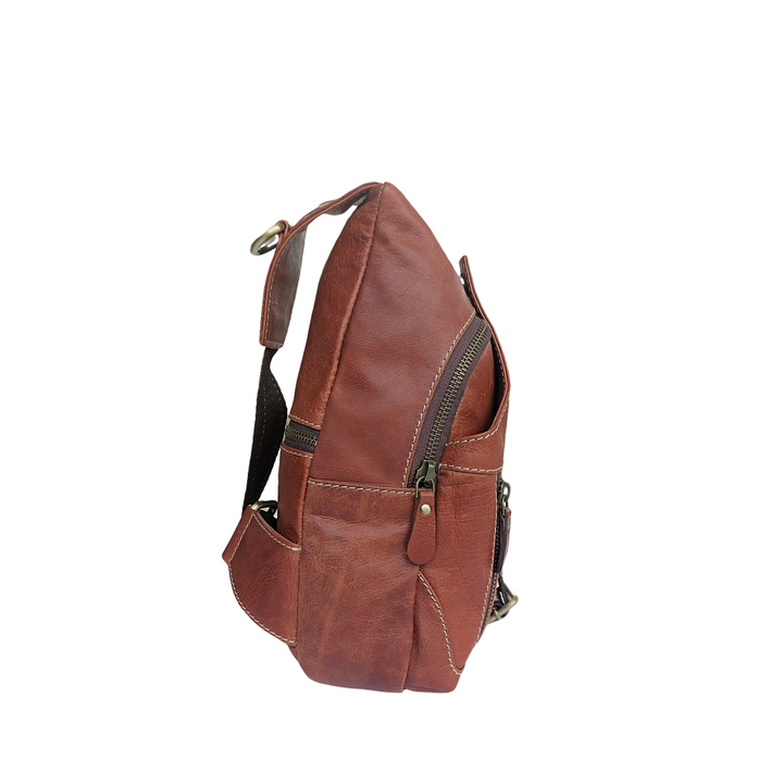 Mobile Leather Backpack