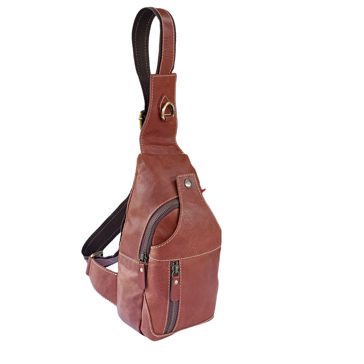 Mobile Leather Backpack