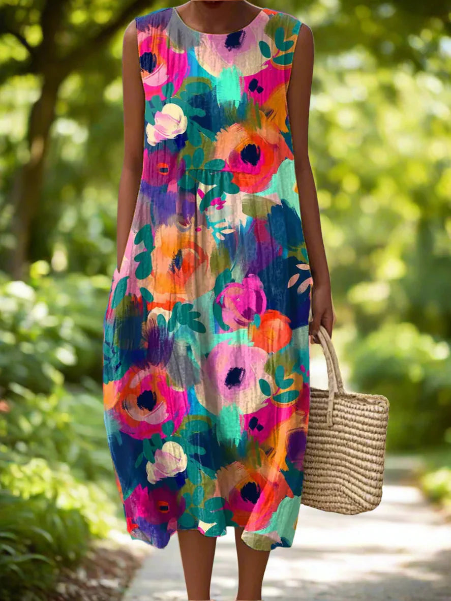 Berta | Colorful Artistic Dress