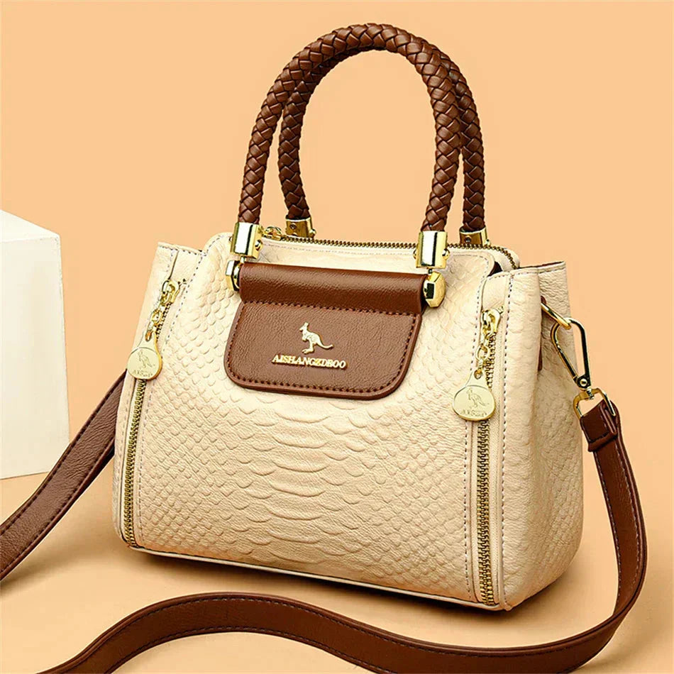 Sage - Designer Large capacity Leather Bag