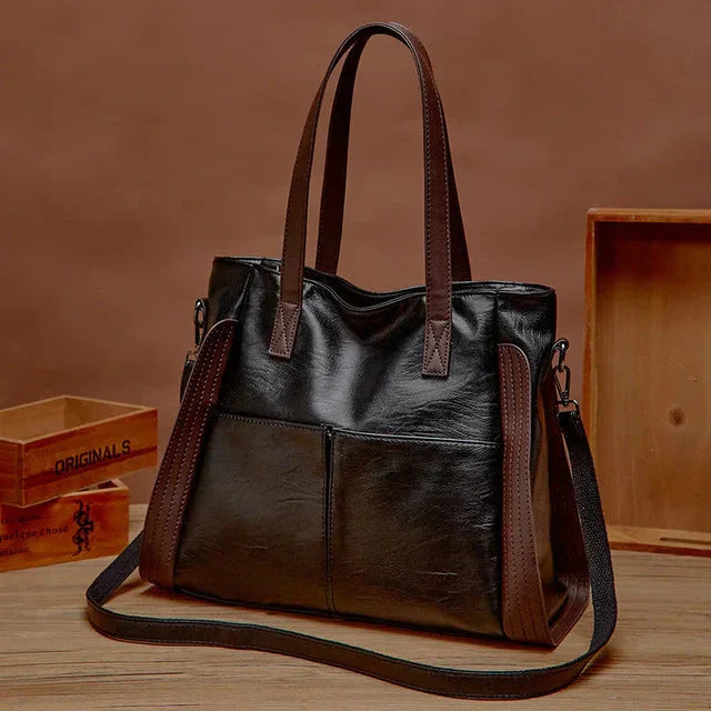 Etta - Trendy Large Capacity PU Leather Crossbody Bag
