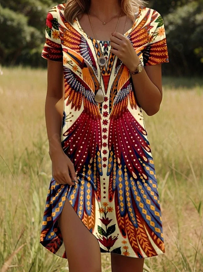 Lana | Fashion Printed Short Dress