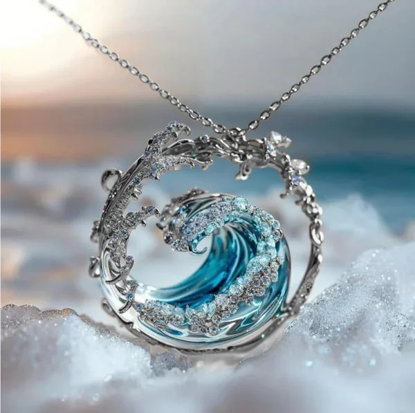 Hanging Necklace Ocean's Oath
