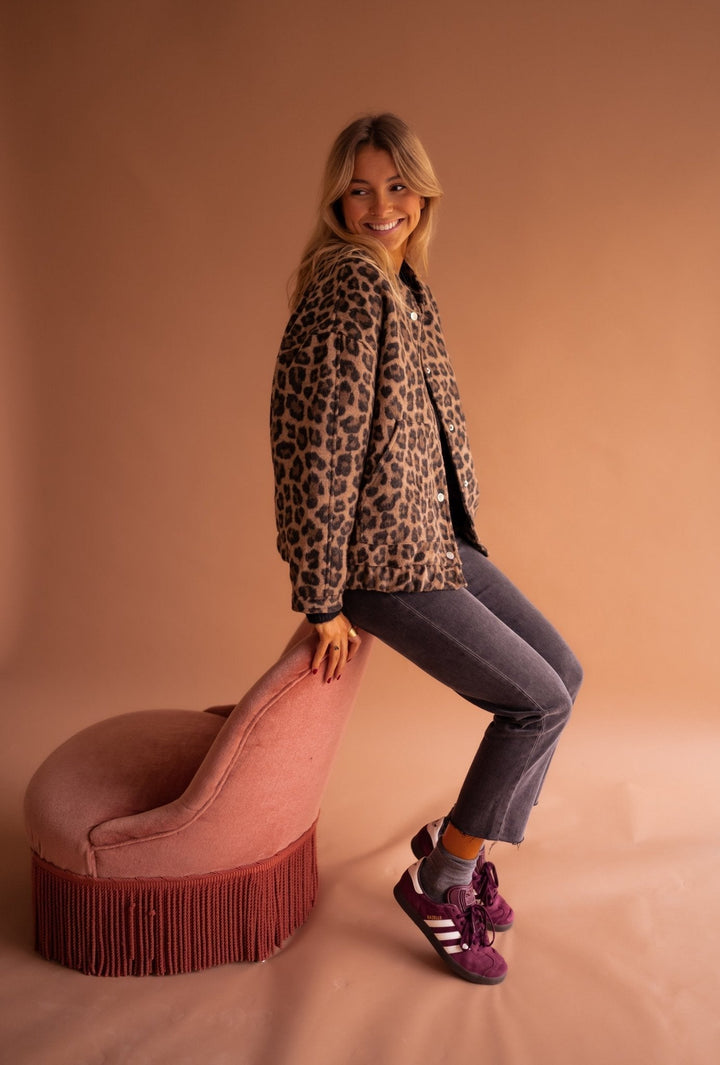 Stella™ - Trendy Leopard Jacket