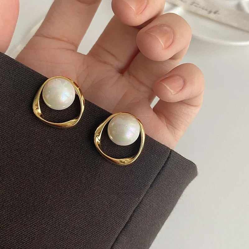 Vintage Pearl Earrings Emma