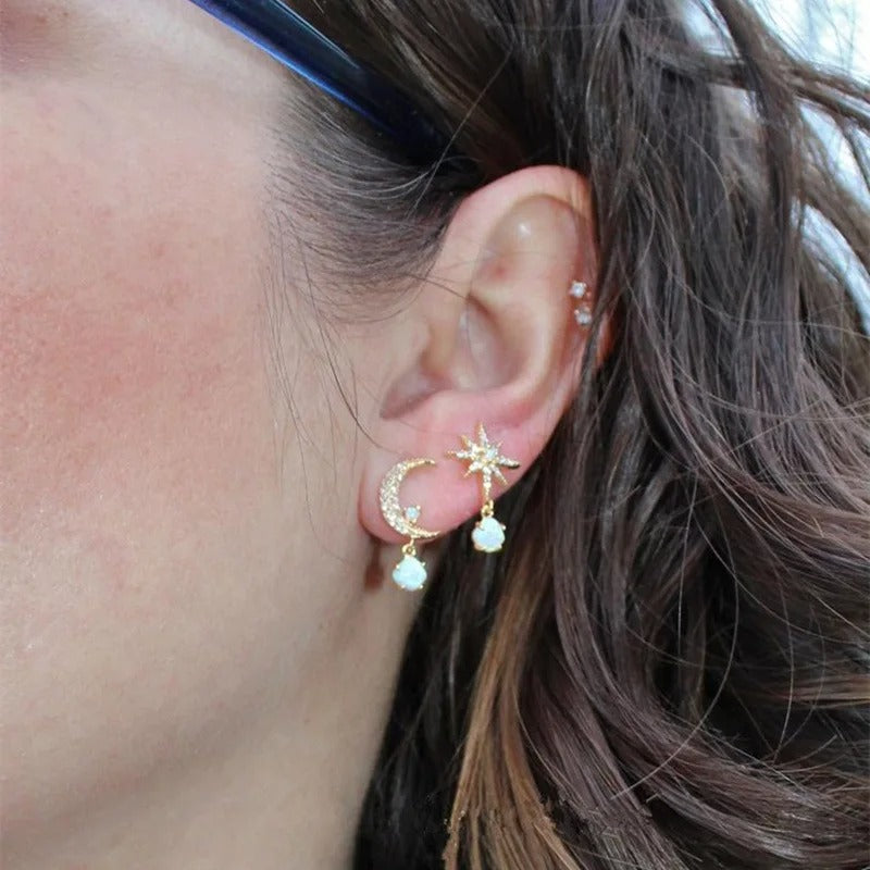 Star Class Pearl Earrings