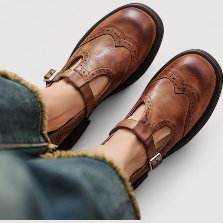 Lisa® | Vegan Leather Orthopedic Mary Jane Shoes