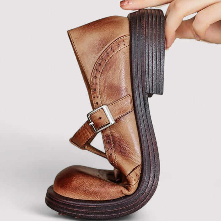 Lisa® | Vegan Leather Orthopedic Mary Jane Shoes