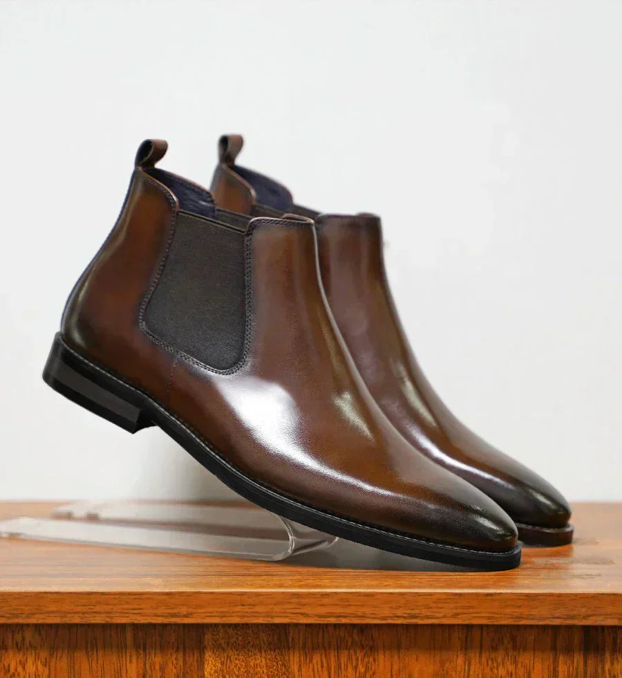 Rasmus™ | Percival Leather Chelsea Boots