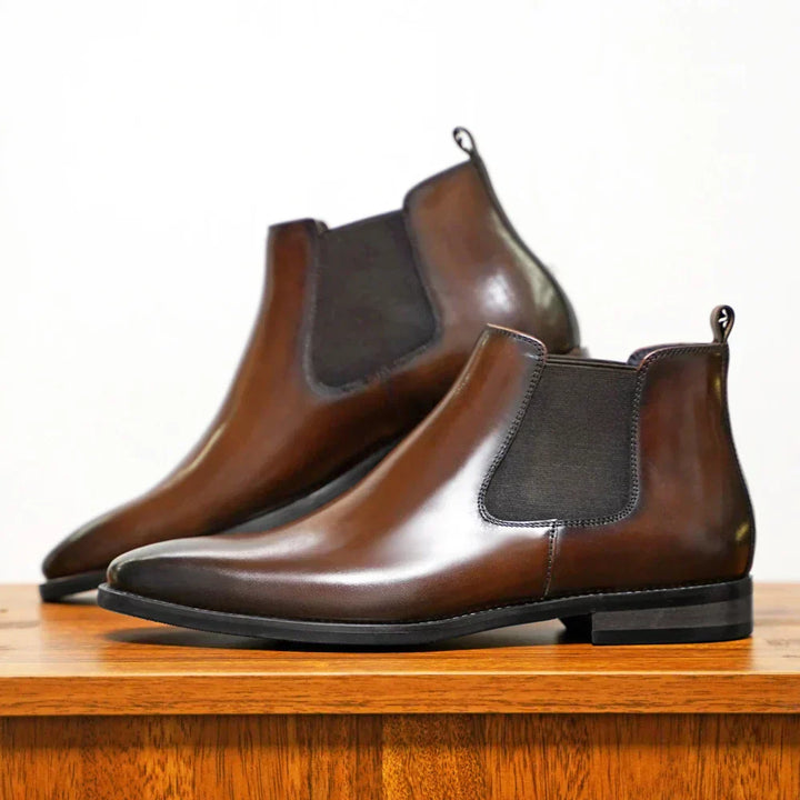 Rasmus™ | Percival Leather Chelsea Boots