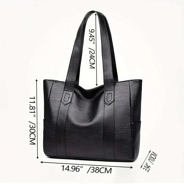 Xanthe - Classic Large Capacity Vegan Tote Bag