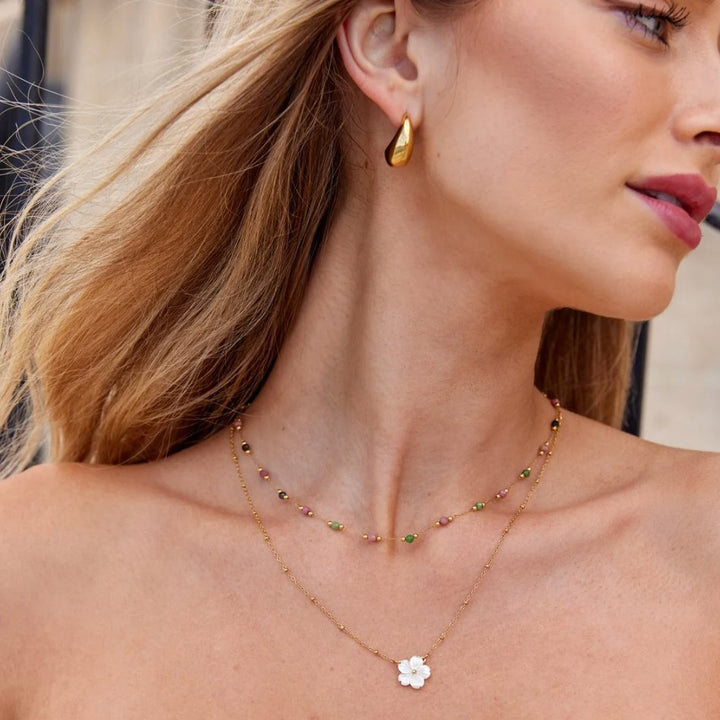 Beautiful Flowers Necklace